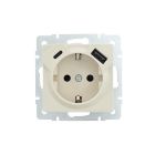 Розетка с заземлением стандарта SCHUKO