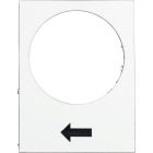 Шильдик (пластинка маркировочная) для устройств управления