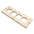 Установочная коробка с шаблон для сверления