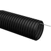 Труба гофрированная ПНД d20мм с протяжкой черн. (уп.10м) IEK CTG20-20-K02-010-1