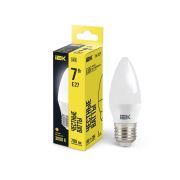 Лампа светодиодная C35 7Вт свеча 3000К E27 230В IEK LLE-C35-7-230-30-E27