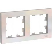 Рамка 2-м AtlasDesign универс. жемчуж. SE ATN000402