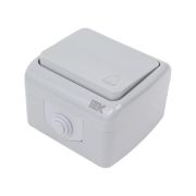 Выключатель кнопочный 1-кл. ОП AQUATIC 10А IP54 ВС-20-1-3-А IEK EVA14-K03-10-54