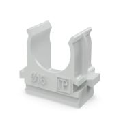 Держатель для труб (клипса) d16мм полистирол Промрукав PR.02716