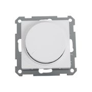 Светорегулятор поворотно-нажимной AtlasDesign 400Вт механизм бел. SE ATN000123