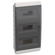 Корпус ЩРВ-П-36 TEKFOR IP41 черн. прозр. дверь пластик. IEK TF5-KP12-V-36-41-K01-K03