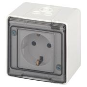 Розетка Эксперт 11-2501-01 2P+E IP55 16А-250В ОУ бел. Эра Б0063294