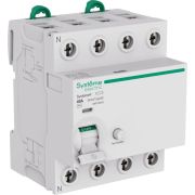Выключатель дифференциального тока 4п 40А 30мА тип AC Systeme9 400В SE S9R12440