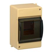 Корпус ОП КМПн 2/4 Krepta 3 IP30 для 4-х авт. выкл. прозр. крышка пластик. сосна IEK MKP42-N-04-30-12-S