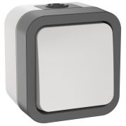 Выключатель кнопочный 1-кл. ОП TORS TS210 10А IP55 бел. IEK TS-V14-0-10-55-K41