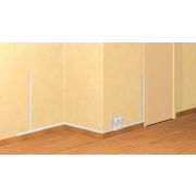 Кабель-канал 1-секц. 20х12.5 L2100 пластик DLPlus без перегородки бел. ИЭК Leg 030008