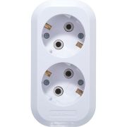 Колодка удлинителя 2-м с заземл. АБС-пластик UNIVersal E302