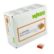 Клемма 3-х проводная 3х(0.5-2.5мм) для распред. коробки (без пасты) WAGO 2273-203
