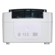 Розетка 1-м ОП Гермес Plus РСб20-3-ГПБд 16А IP54 с заземл. с дым. крышкой бел. IEK ERMP12-K03-16-54-EC